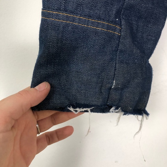 Vintage Raritan Denim Shearling lining 80s Jacket - Picture 7 of 8